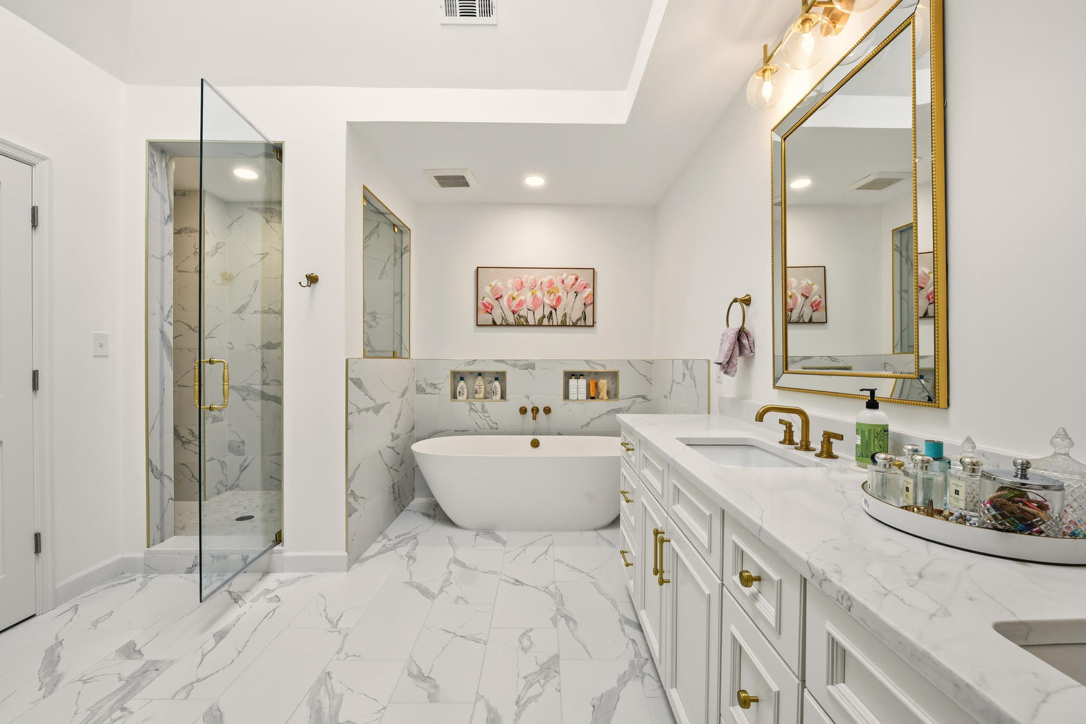 Modern bathroom remodel