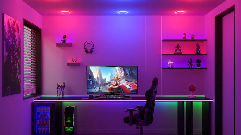 High tech game room